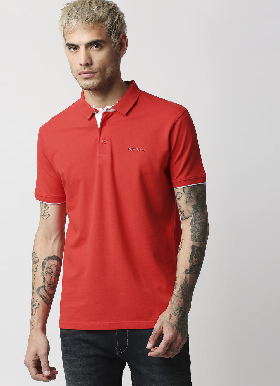 Anton Solid Stretch Polo, , large image number 0