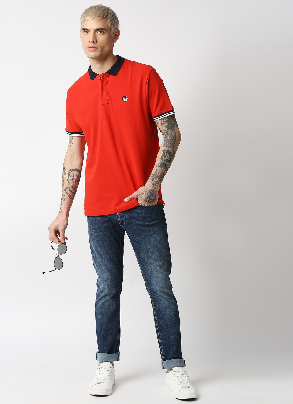 Oscar Solid Trendy Polo, , large image number 3